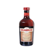 DRAMBUIE liqueur bottle with red cap and front label, 700 mL