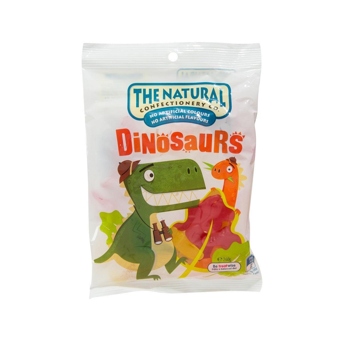 THE NATURAL CONFECTIONERY Dinosaurs jelly candy pouch, dinosaur shapes, 220g