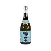 ZUISEN Seiryu aged awamori bottle, 720 mL, dark green glass with silver cap