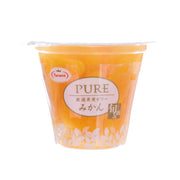 TARAMI Pure Jelly mikan cup, orange translucent gel with fruit pieces