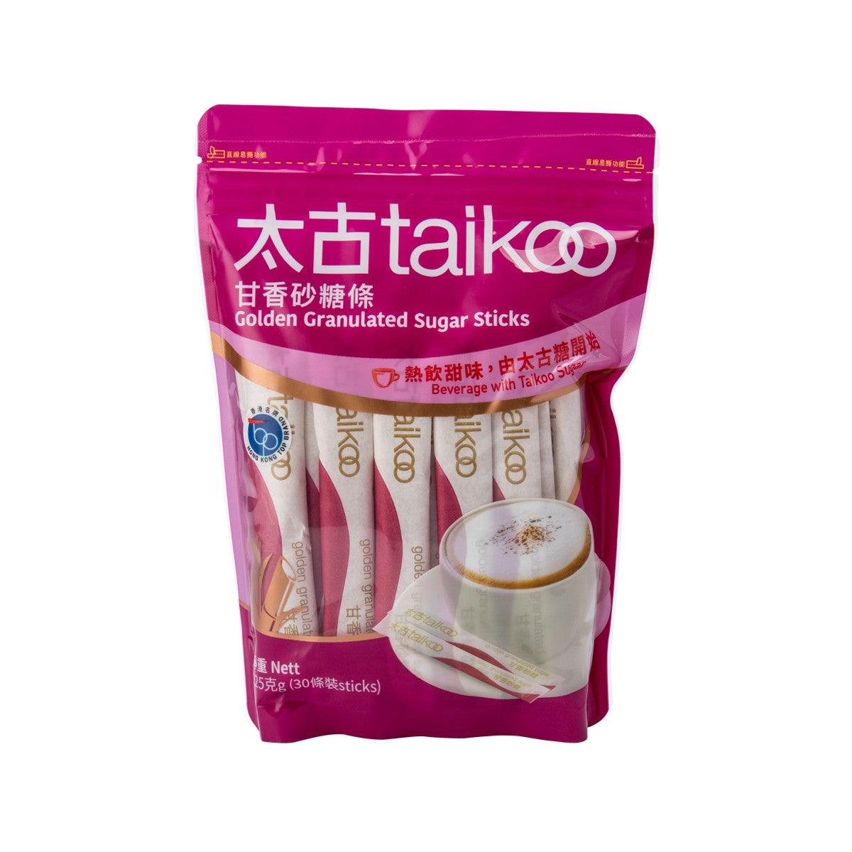 TAIKOO golden granulated sugar sticks, pink 150g pouch with stick illustration