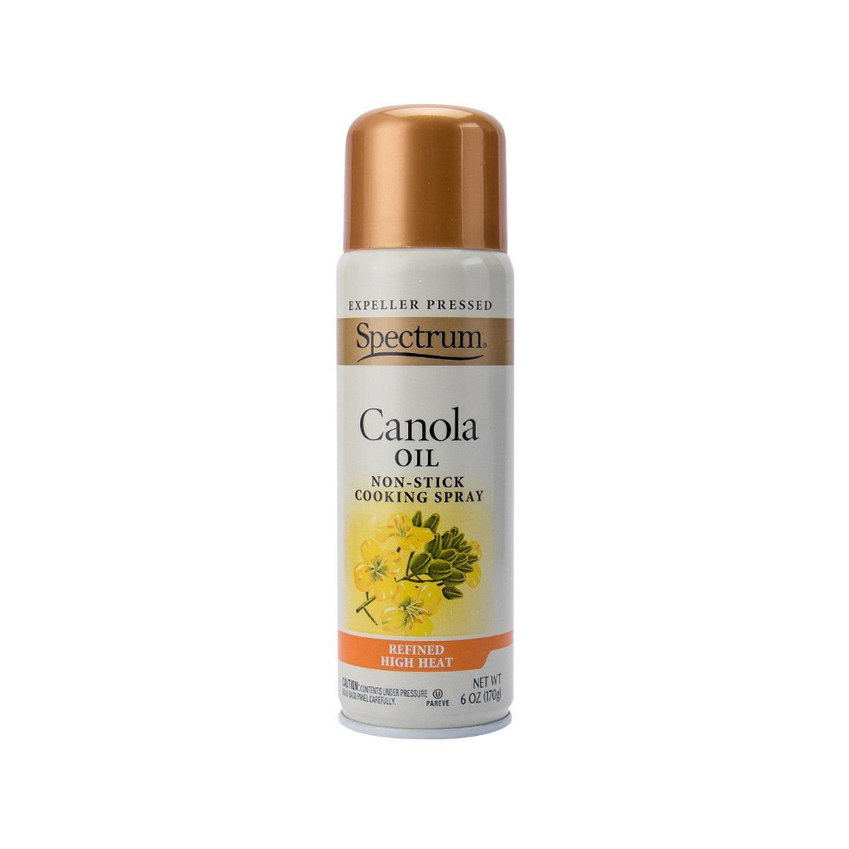 SPECTRUM Canola oil non-stick cooking spray bottle, 170g