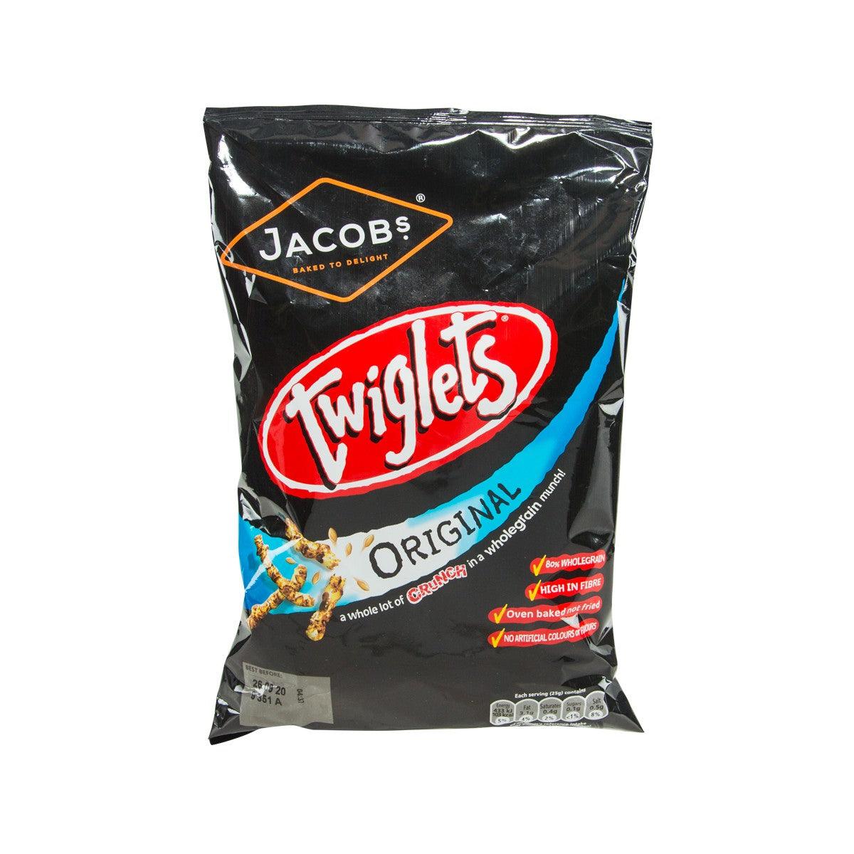 Jacob's Twiglets Original wholewheat crunchy savoury sticks, 150g snack bag