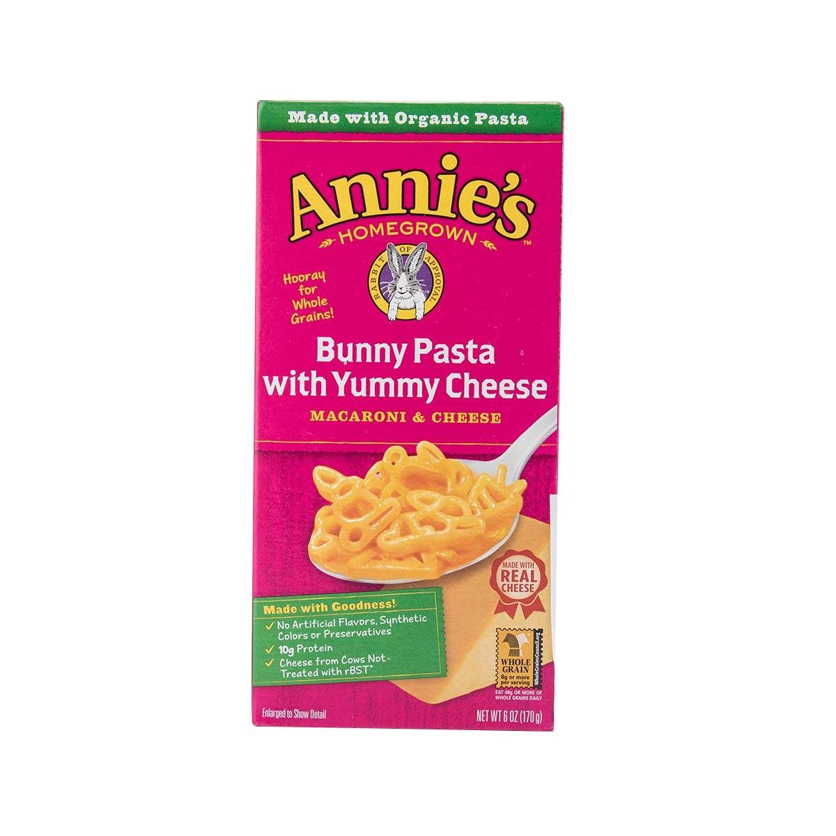 Annie's Naturals Bunny Pasta with Yummy Cheese macaroni & cheese 170g box