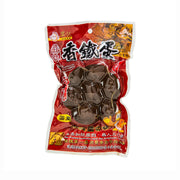 Hot & spicy preserved eggs pouch, red package with dark egg filling window