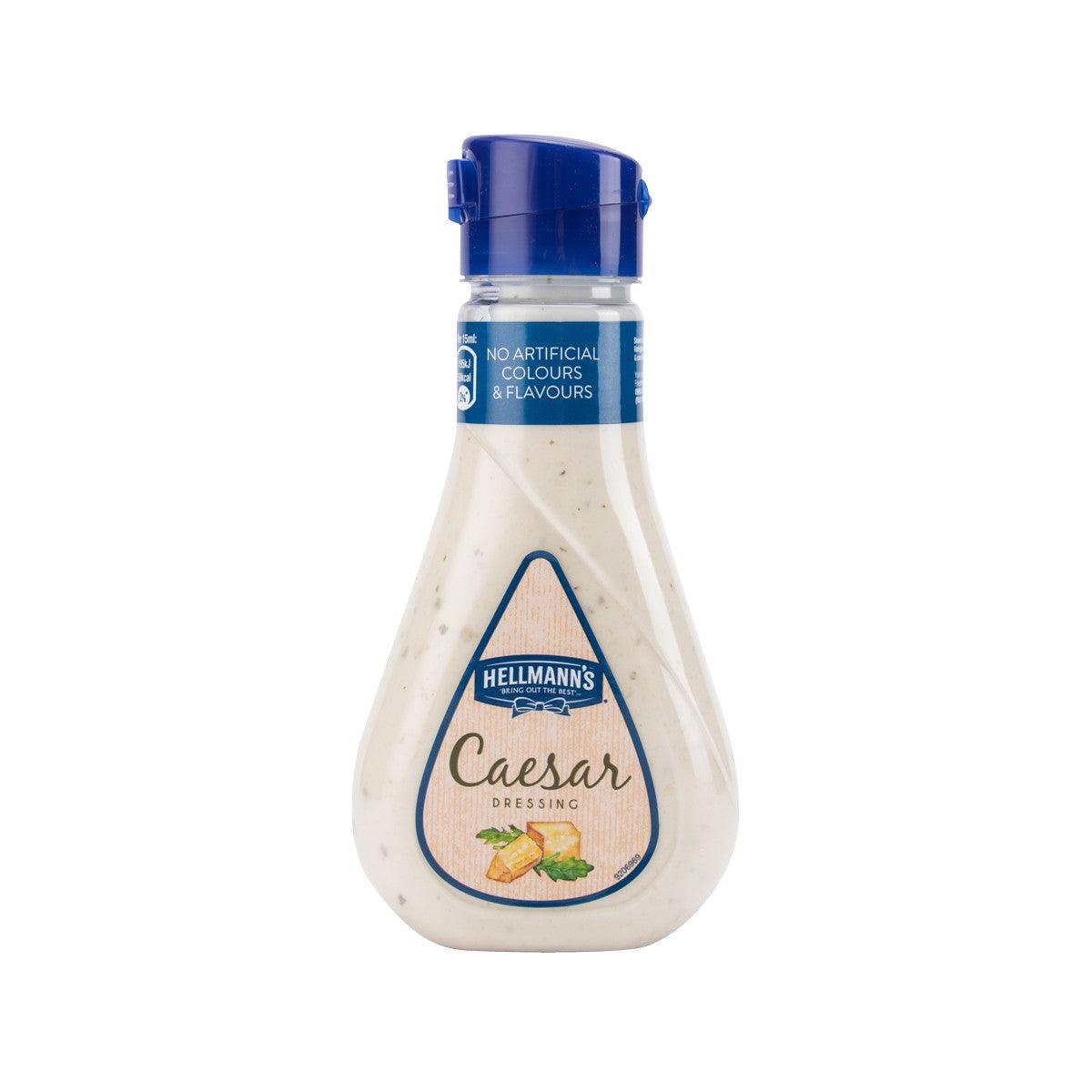 HELLMANN'S Caesar dressing bottle, 250 ml, blue cap and front label