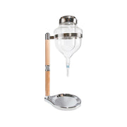 HARIO ice dispenser ID-4SV with 720mL glass reservoir and metal dispensing tap, drip tray
