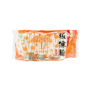 Plain noodle 500g packaged in an orange bag with noodle illustration