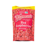 Frozen red raspberries in resealable pouch, 340 g