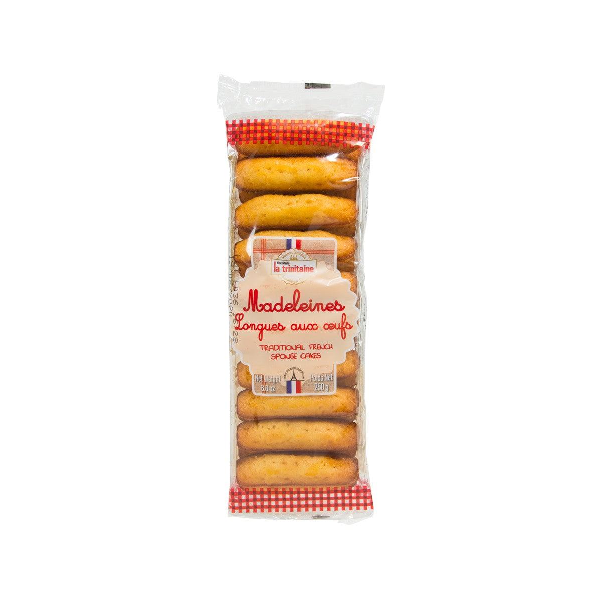 Finger-shaped plain madeleines in sealed bag, 250g