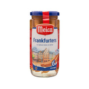 MEICA Frankfurters sausages in glass jar with blue and red lid