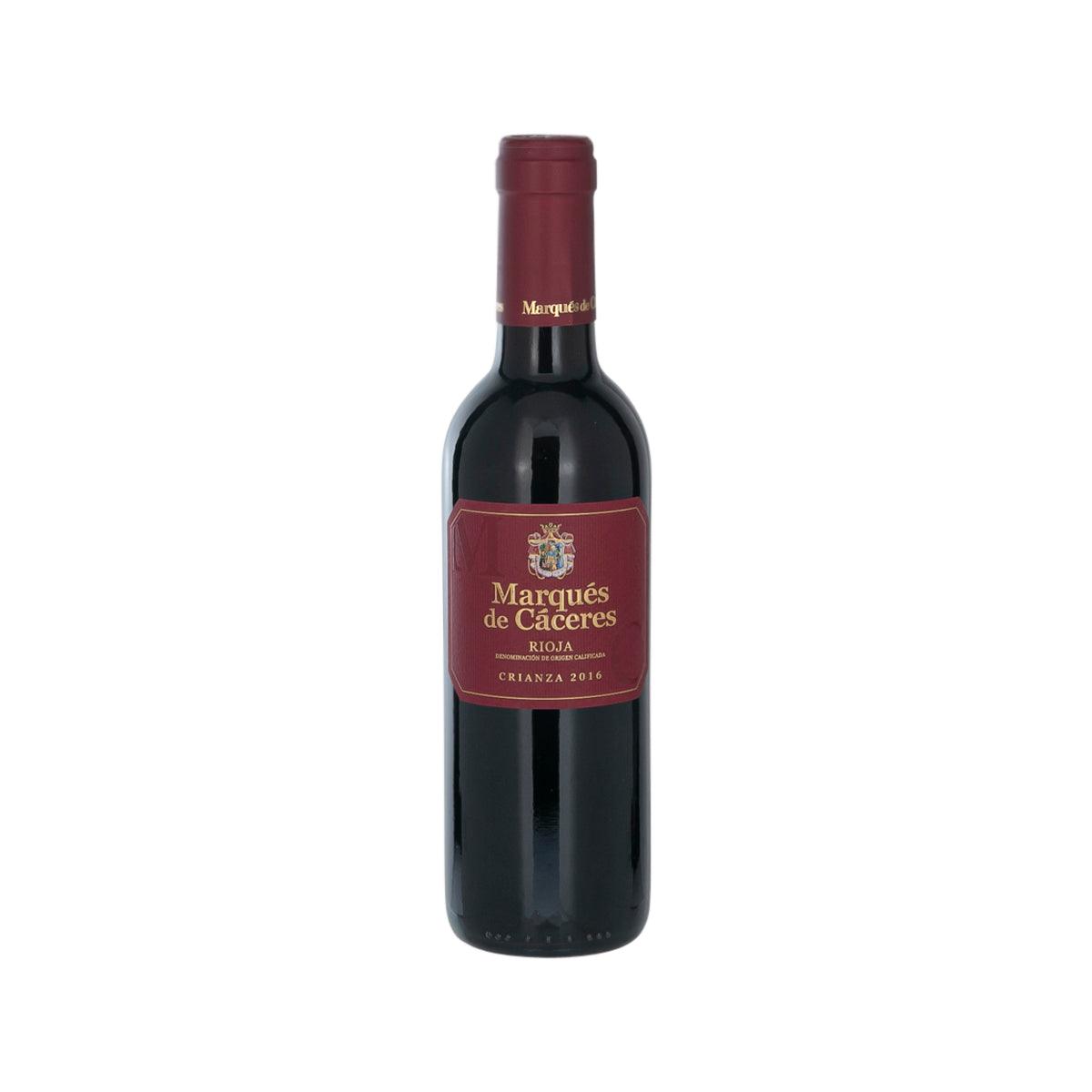 Marques de Caceres Crianza red wine bottle, 375 mL