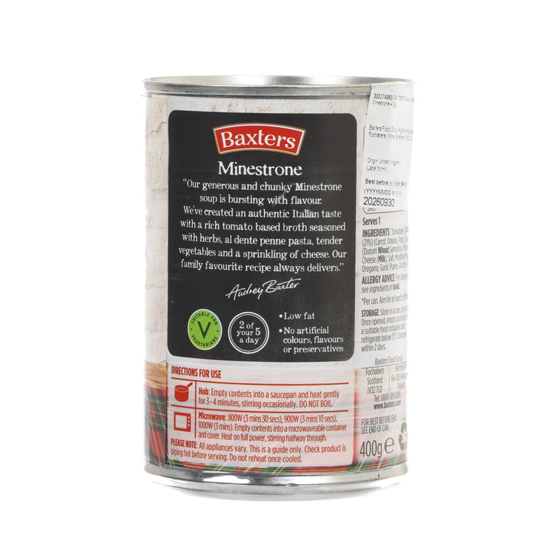 BAXTERS Favourites Soup - Minestrone  (400g)