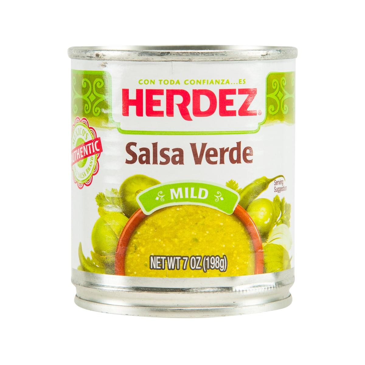 HERDEZ Salsa Verde mild green sauce in 7 oz (198 g) can