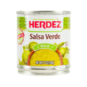 HERDEZ Salsa Verde mild green sauce in 7 oz (198 g) can