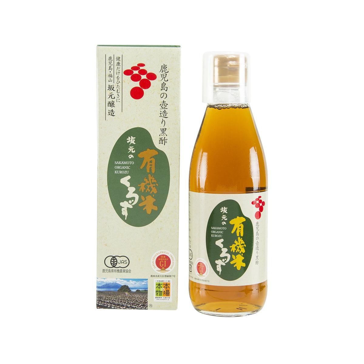 SAKAMOTO JYOZO Sakamoto organic black rice vinegar bottle (360 mL)