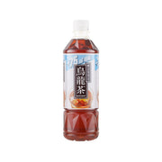 SUNTORY oolong tea 600mL bottle with red tea liquid and front label