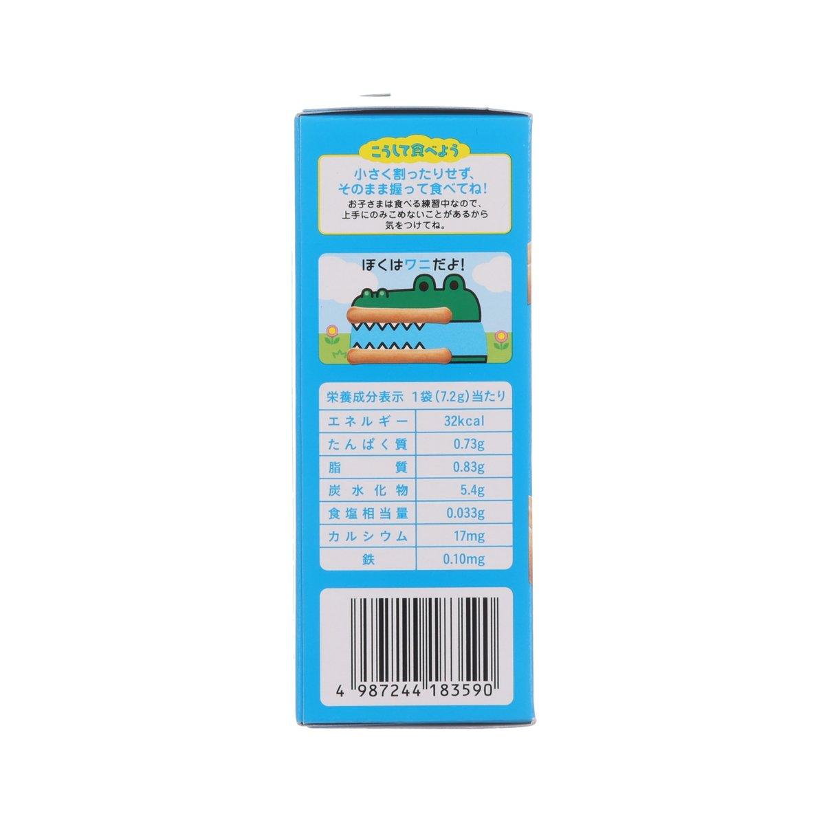 WAKODO cheese biscuit sticks box nutrition panel with barcode