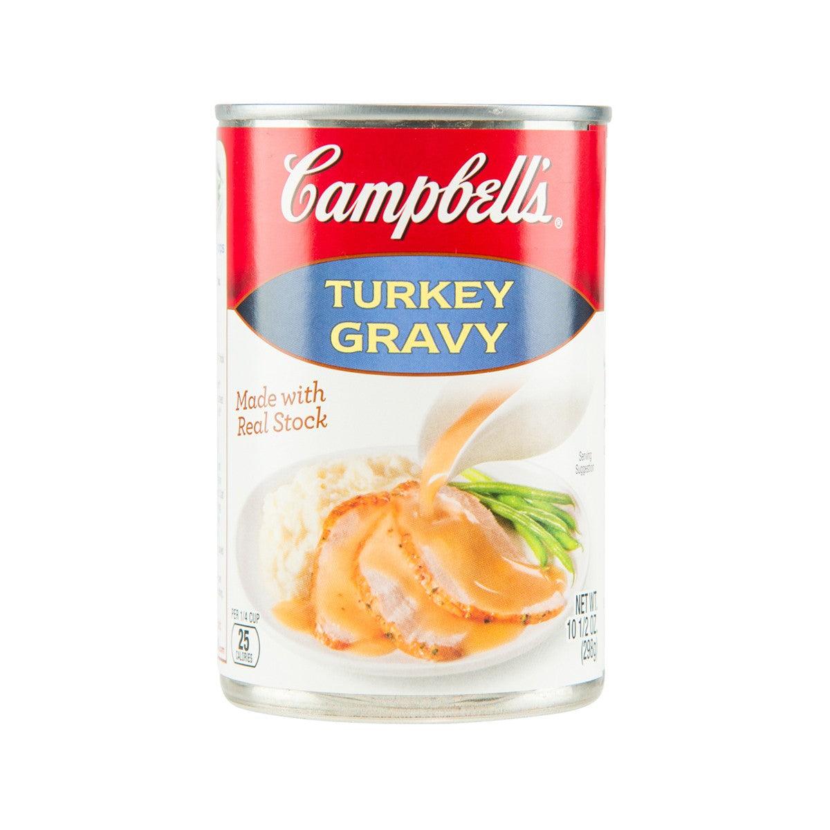 Campbell's Turkey Gravy canned sauce, front label
