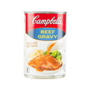 CAMPBELL'S beef gravy can, front label with beef gravy text