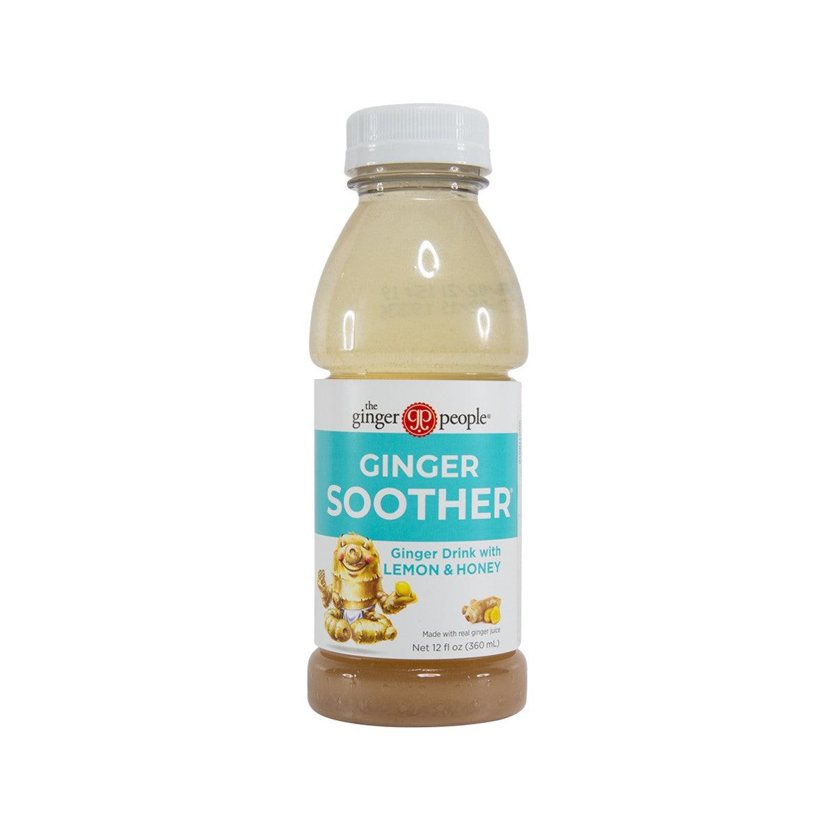 Ginger drink bottle with lemon and honey, 360 mL