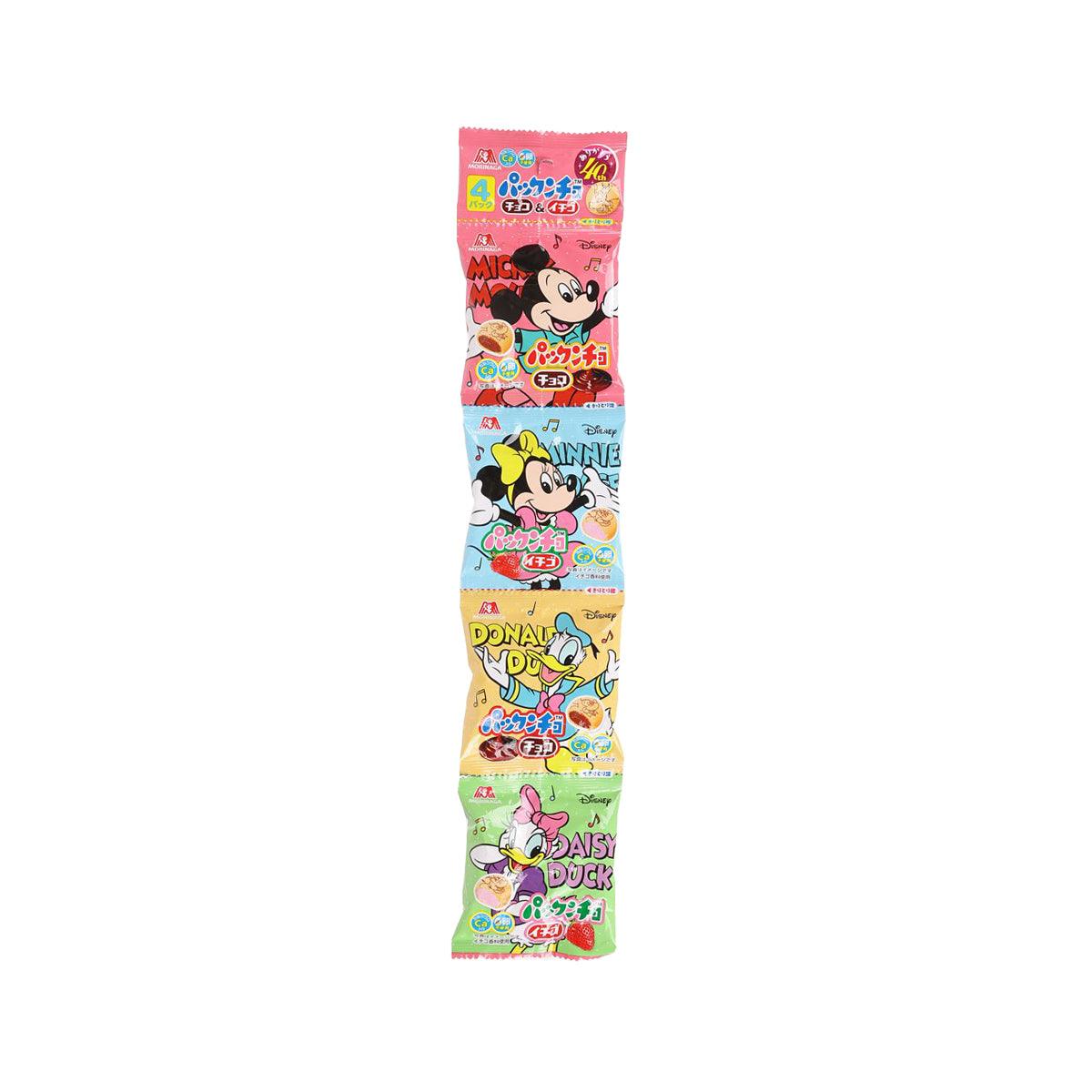 Assorted biscuit portable pack with colorful Disney character graphics