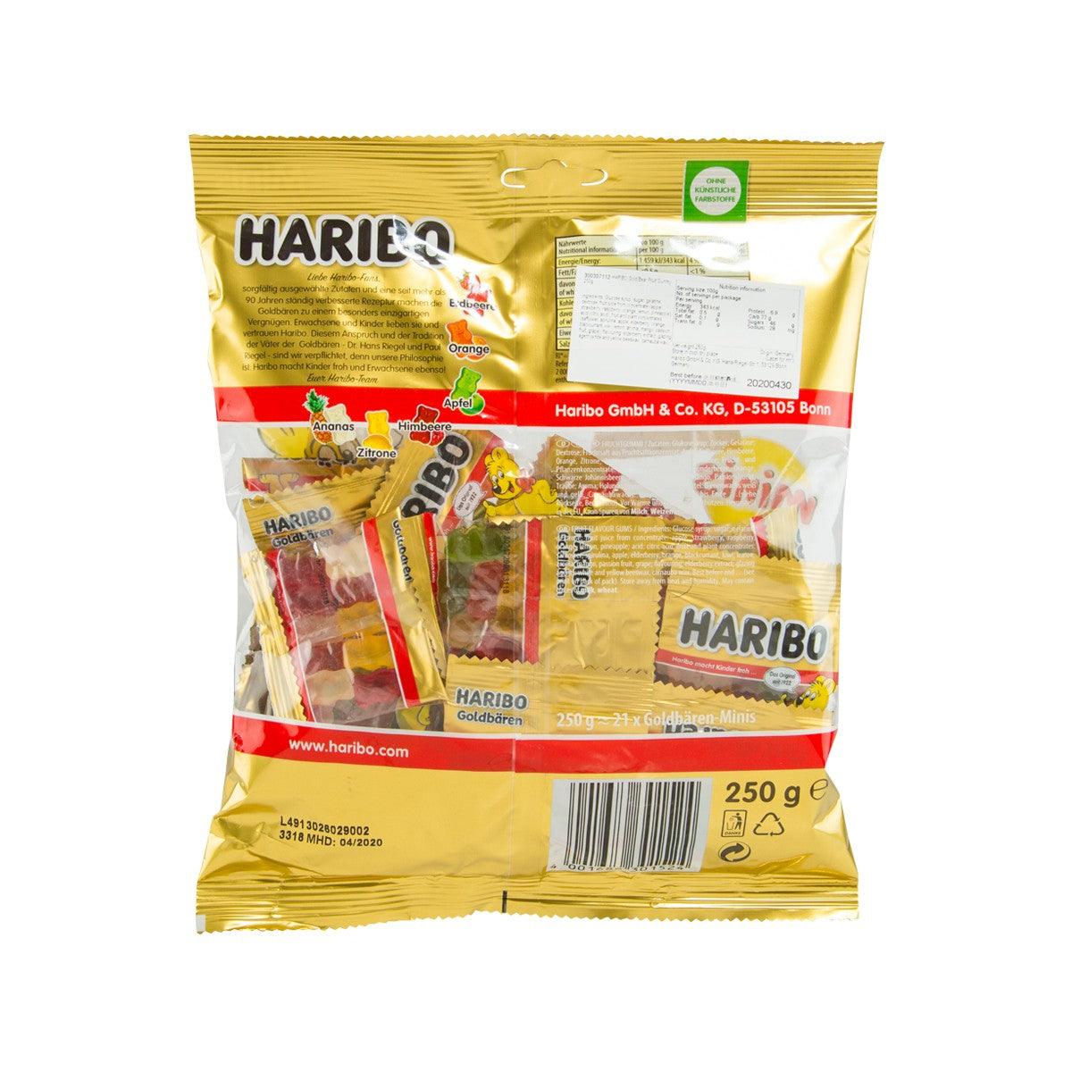 HARIBO Gold Bear fruit gummy bag, 250 g