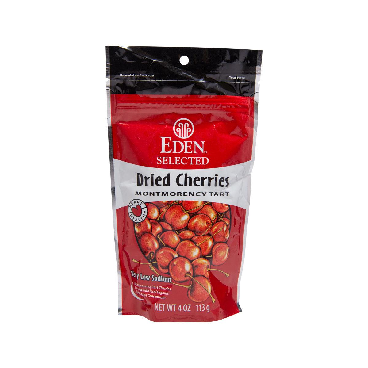EDEN dried Montmorency tart cherries in 113 g resealable pouch