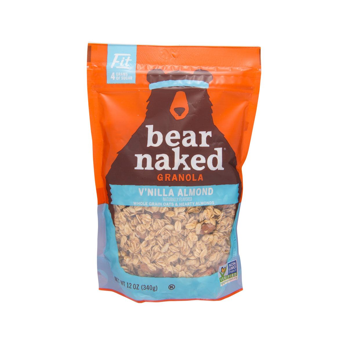 Vanilla almond granola pouch, Bear Naked