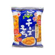 ECHIGOSEIKA cheese rice crackers bag, front view, 66 g