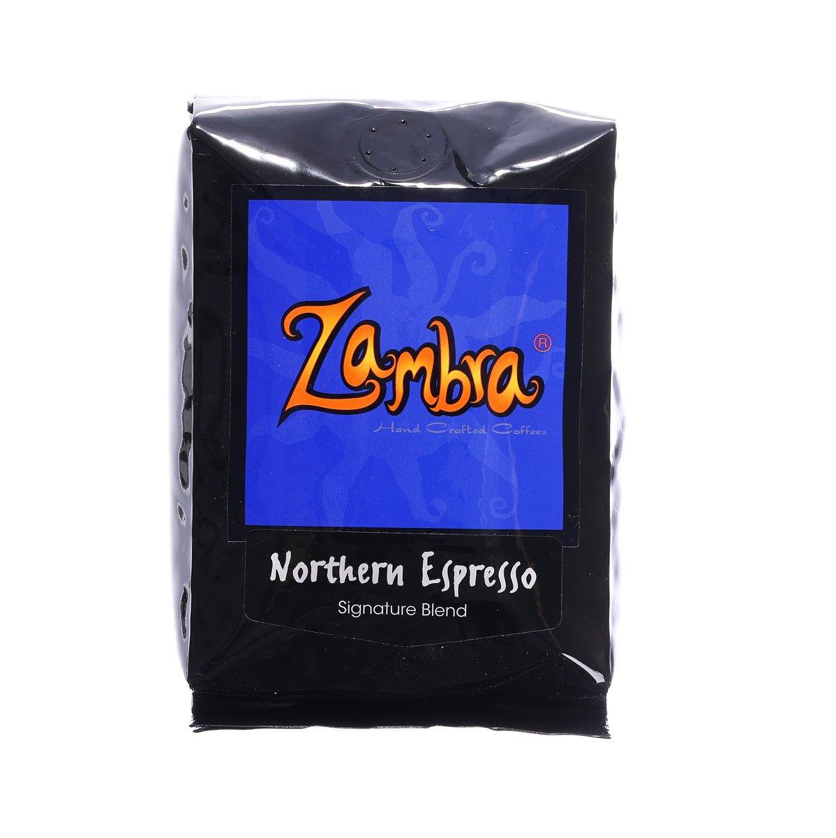 ZAMBRA Northern Espresso signature coffee blend, sealed bag, 250 g