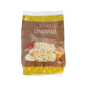 Antica Pasteria linguine pasta in 300g bag with yellow geometric trim