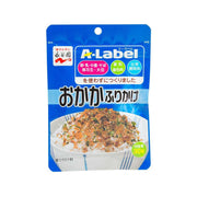 NAGATANIEN A-Label rice topping pouch with bonito, 30g, blue bag