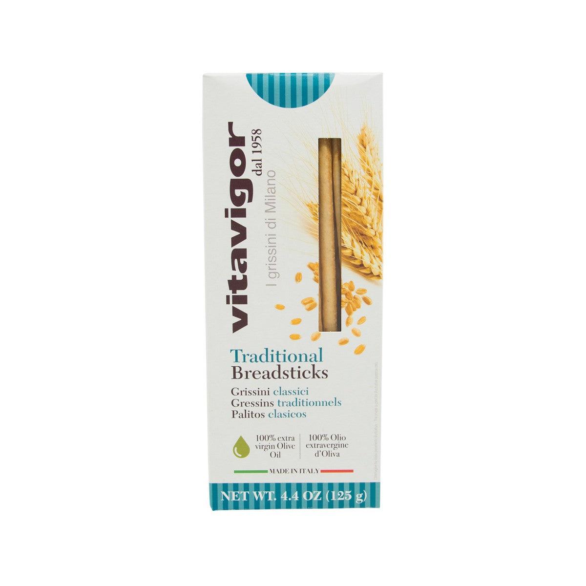Traditional breadsticks in a printed cardboard box, 125g