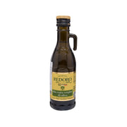 REDORO extra virgin olive oil bottle, 250 mL, dark glass with handle and cork top