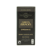 Green & Black's organic dark chocolate bar, 85% cocoa, 90 g