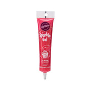 WILTON Sparkle Gel pink squeeze tube with glitter gel.