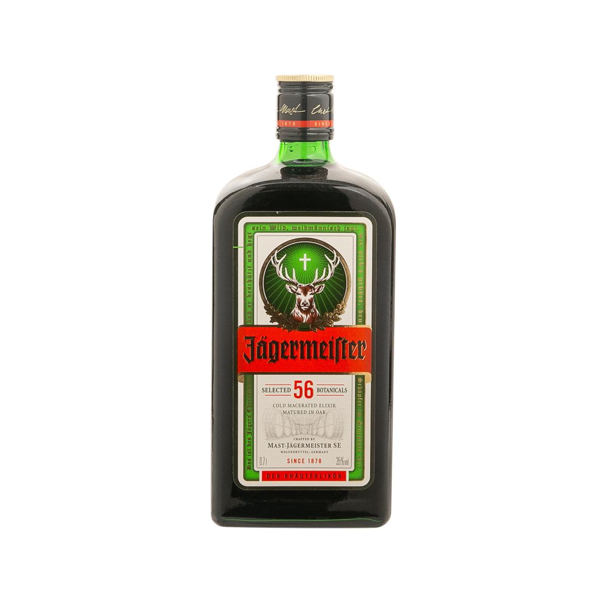 JAGERMEISTER herbal liqueur bottle, 700mL