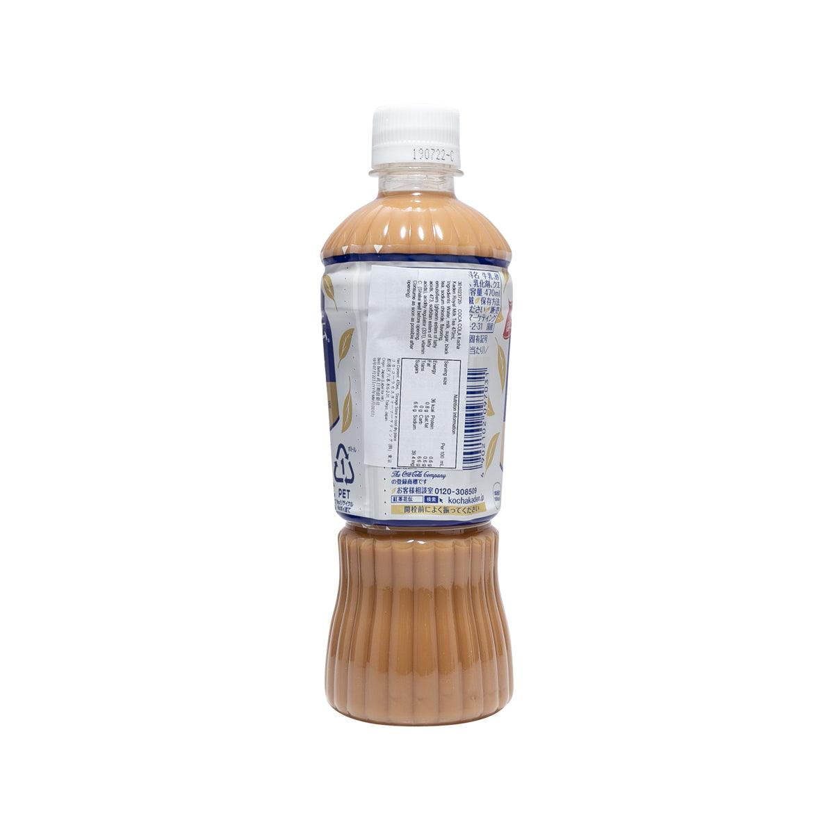 KOCHA KADEN Royal Milk Tea bottle, 440 mL, back label with barcode and text.