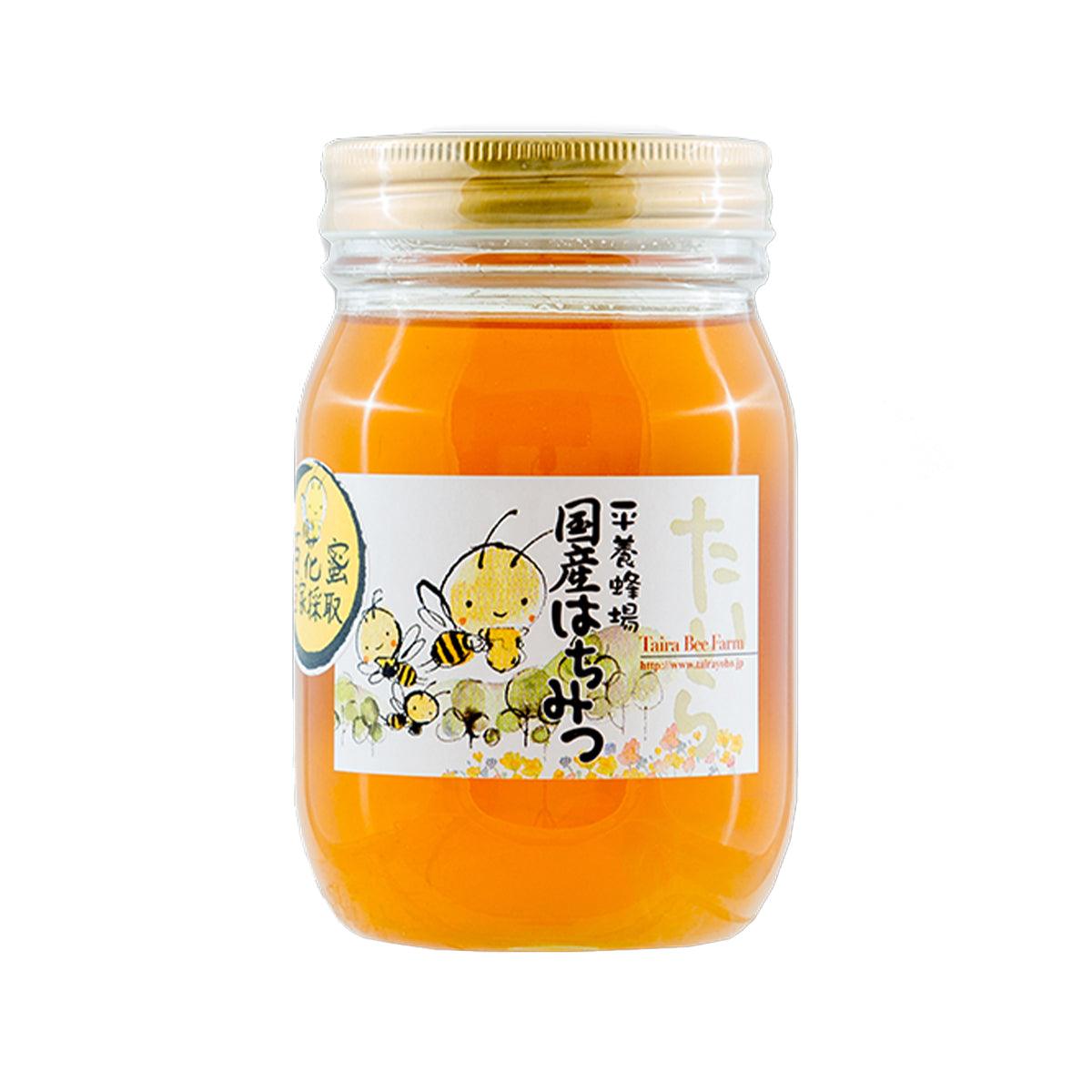 TAIRA multiflora honey jar with orange honey and plastic lid, 500g