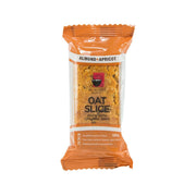 All Natural Bakery oat slice Almond & Apricot 100g package, front view