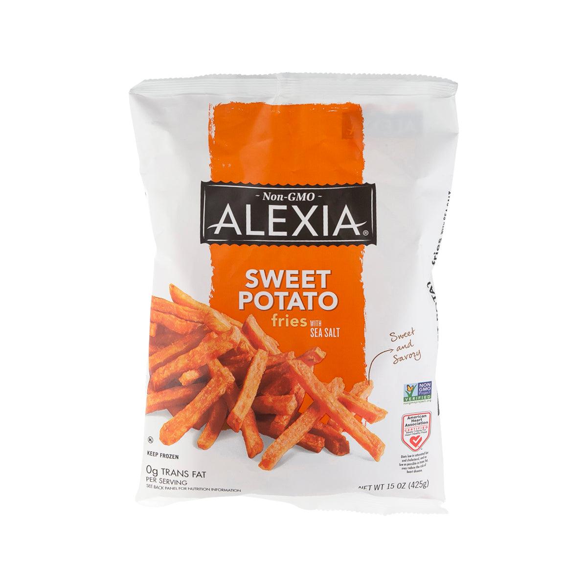 ALEXIA sweet potato fries with salt bag, non-GMO, 425g