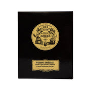 Black tea gift box with gold MARIAGE label and Wedding Imperial wording