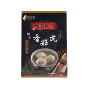 Packaged mushroom pork ball product in a retail box, 291 g