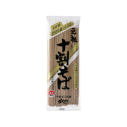 Juwari soba noodle packet with dried light-brown noodles, front label