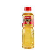 YOMEISHU mirin cooking wine bottle, red cap, amber liquid, 500 mL