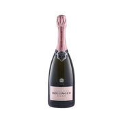 BOLLINGER Rose NV champagne bottle with pink foil neck and front label