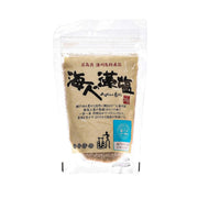 Algae sea salt pouch, 100g, resealable stand-up bag with blue label