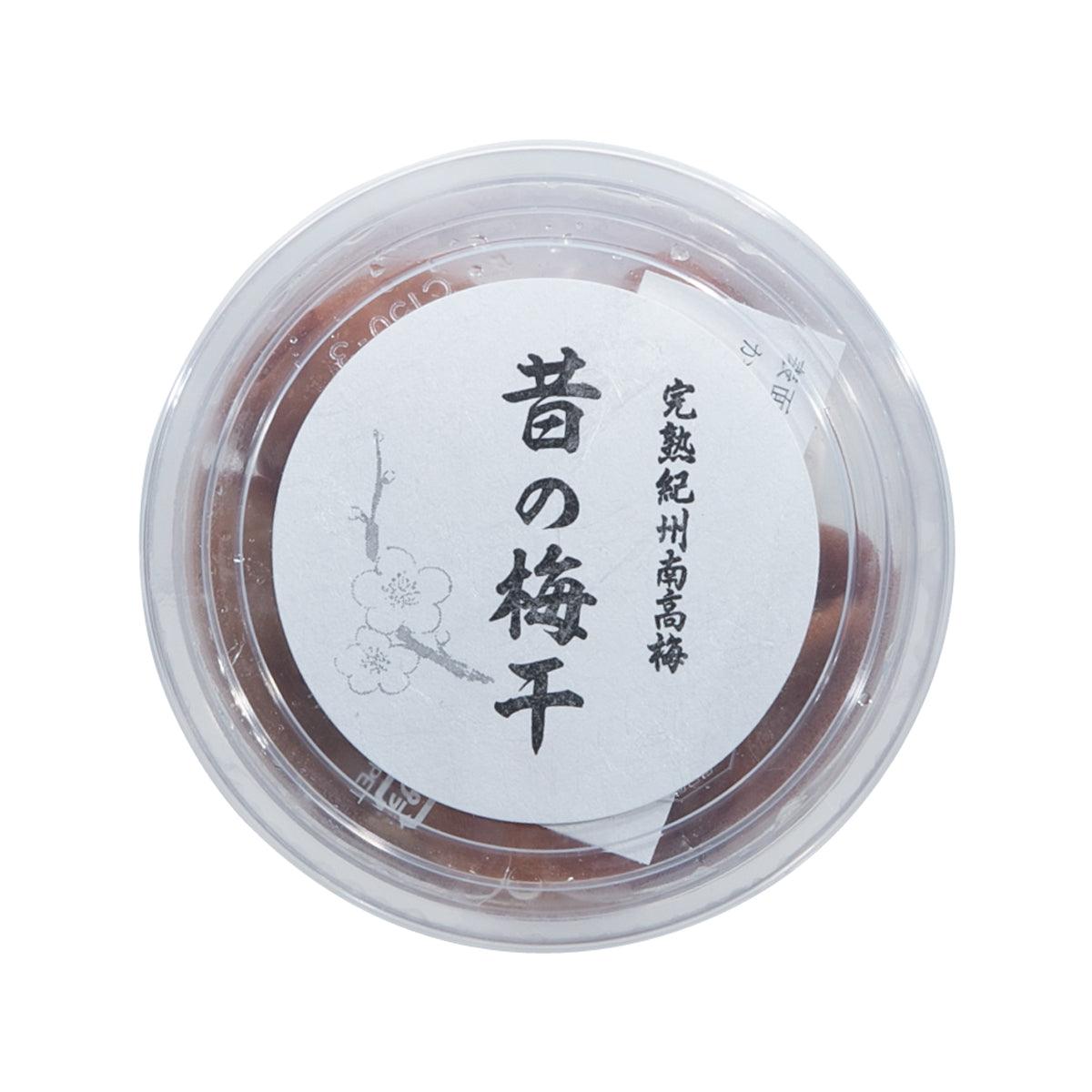 FUKAMI pickled plum jar with clear lid and circular top label