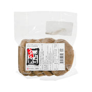 Vacuum-sealed black sardine fish cake (5 pieces) in retail bag